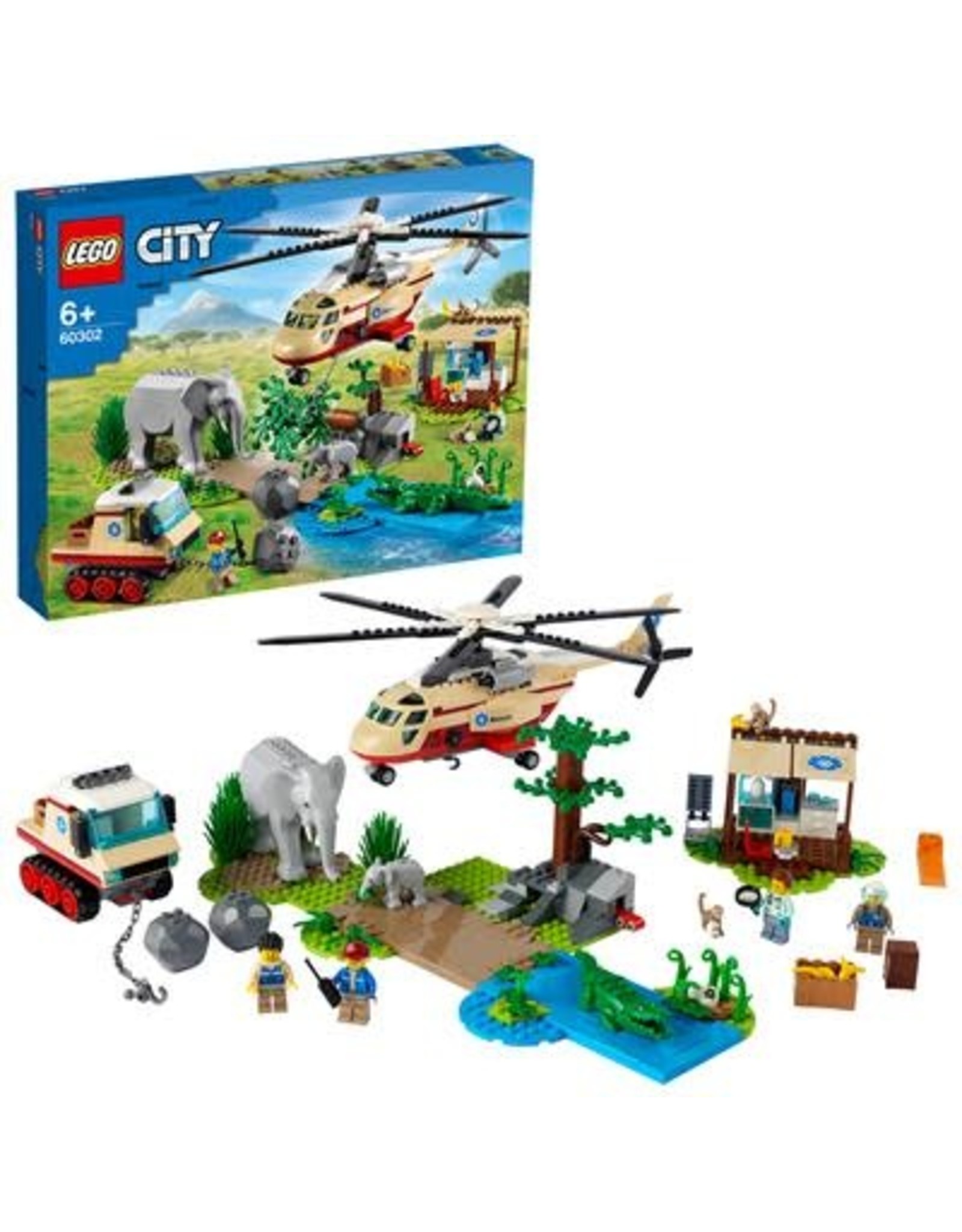 LEGO Lego Wildlife 60302 Rescue Operatie - Rescue Operation  4+
