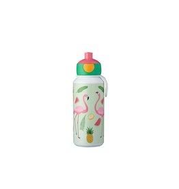 Mepal Mepal Drinkfles Pop-Up Campus 400ml - Tropical Flamingo