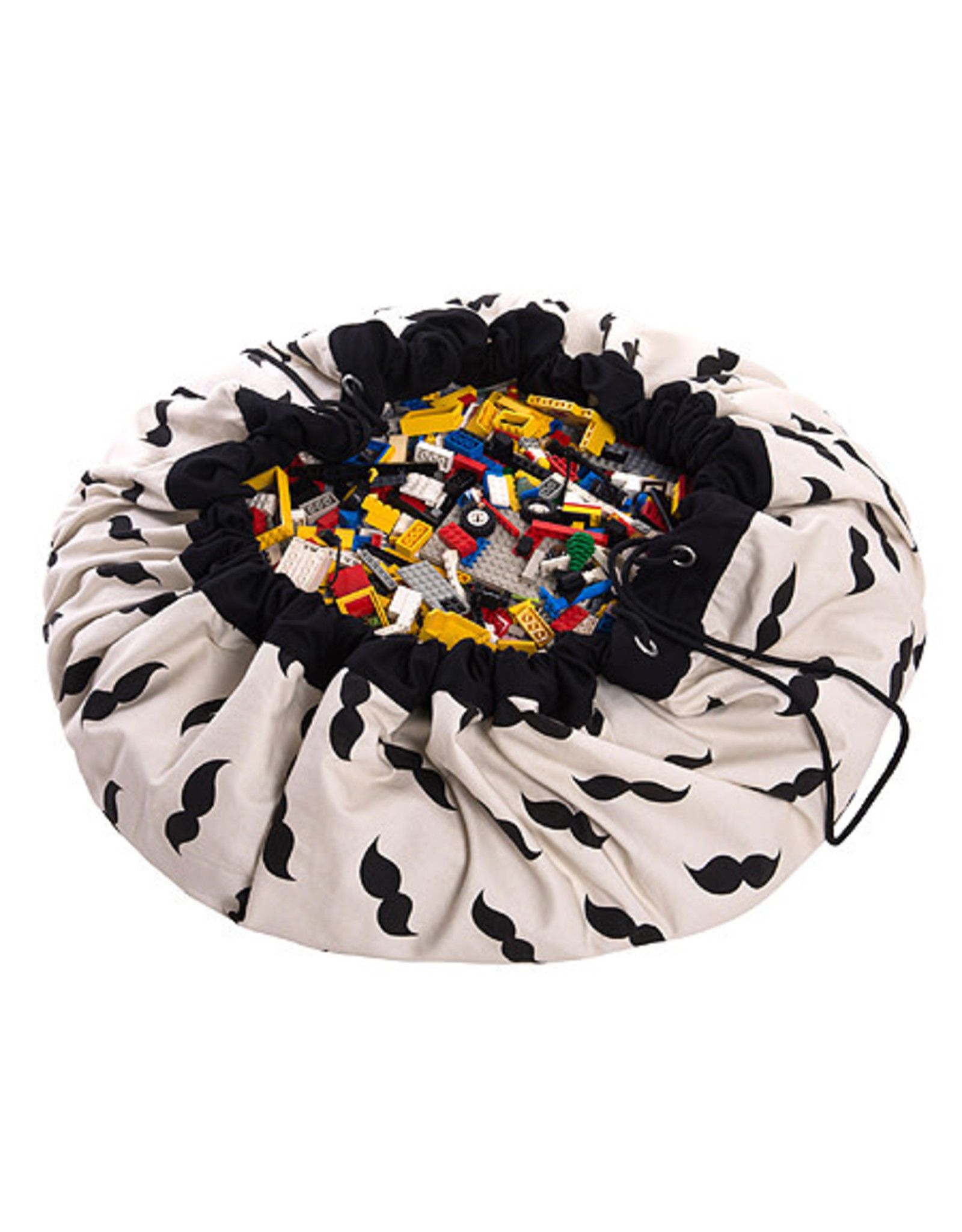 Play & go Play & Go Speelkleed/Opbergzak  - Mr. Moustache - 140cm