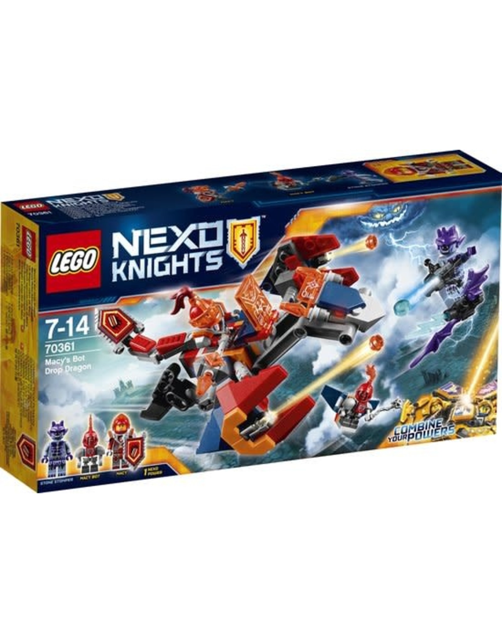LEGO Lego Nexo Knights 70361 Macy's Bot Drop Draak -  Macy's Bot Drop Dragon