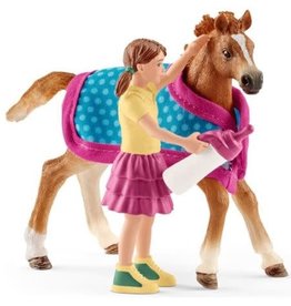 Schleich Schleich Horse Club 42361 Veulen met Deken