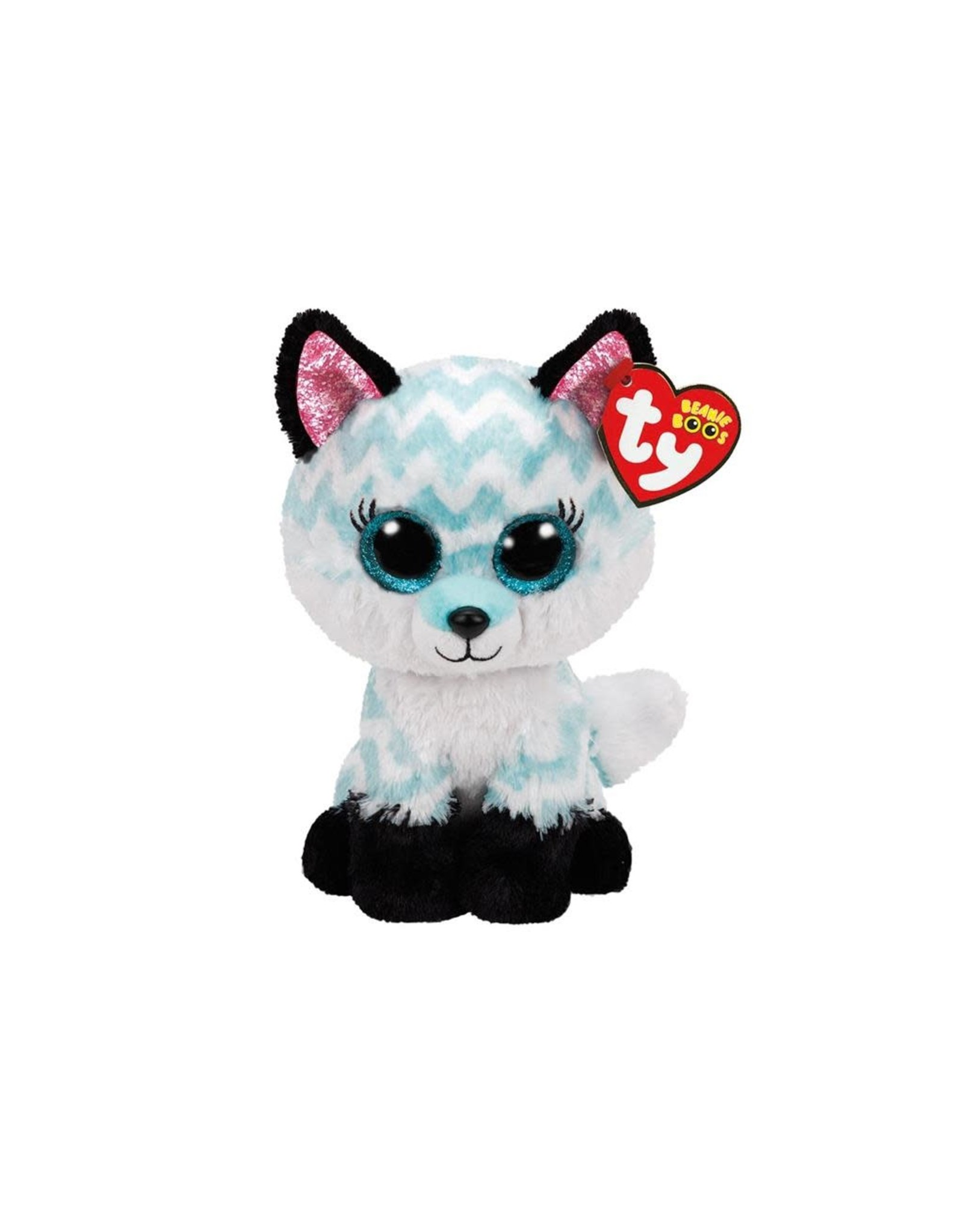 Ty Ty Beanie Boo's Atlas de Wit/Blauwe Vos 15cm