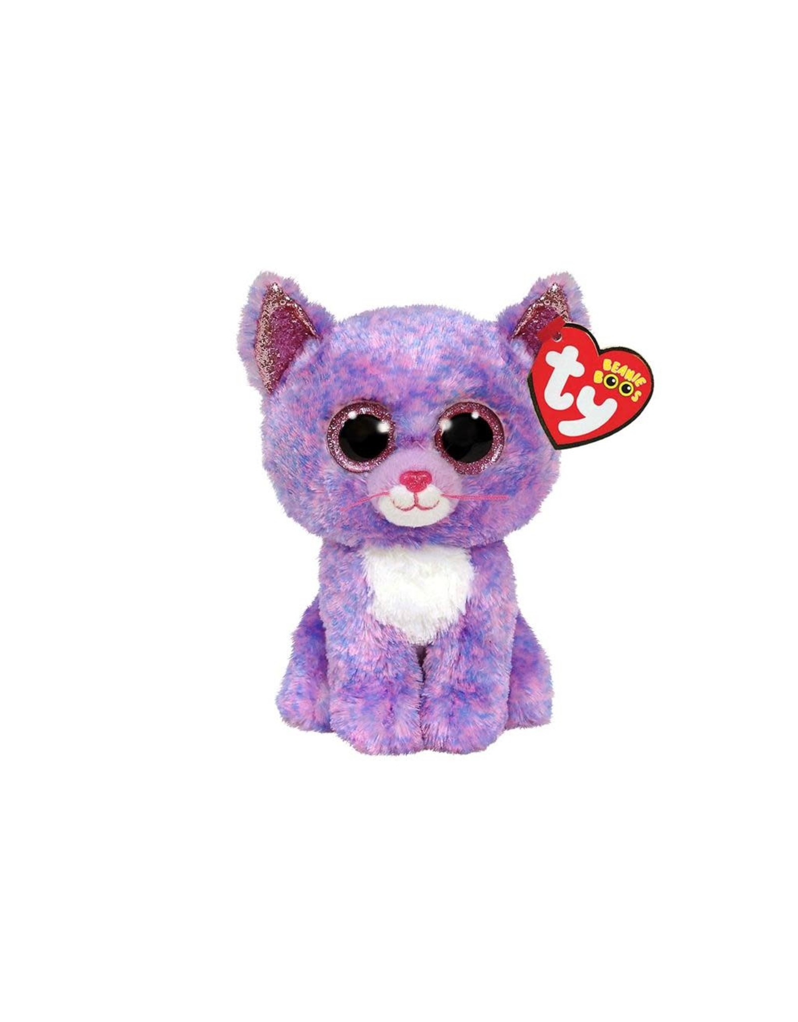 Ty Ty Beanie Boo's Cassidy de Blauw/Roze Kat 15cm