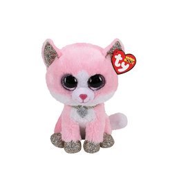 Ty Ty Beanie Boo's Fiona de Roze Kat 15cm