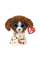 Ty Ty Beanie Boo's Muddles de Bruin/Witte Hond 15cm