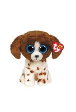 Ty Ty Beanie Buddy Muddles de Bruin/Witte Hond 24cm