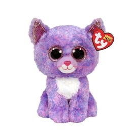 Ty Ty Beanie Buddy Cassidy de Blauw/Roze Kat 24cm