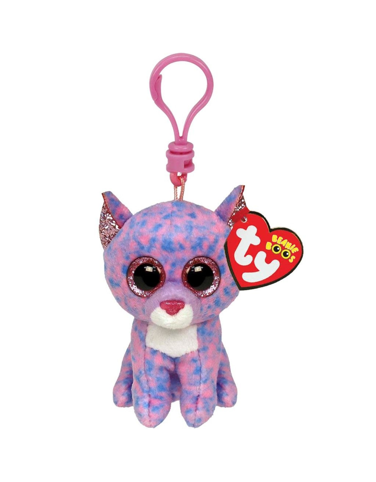 Ty Ty Beanie Boo’s Clip Cassidy de Roze/Blauwe Kat