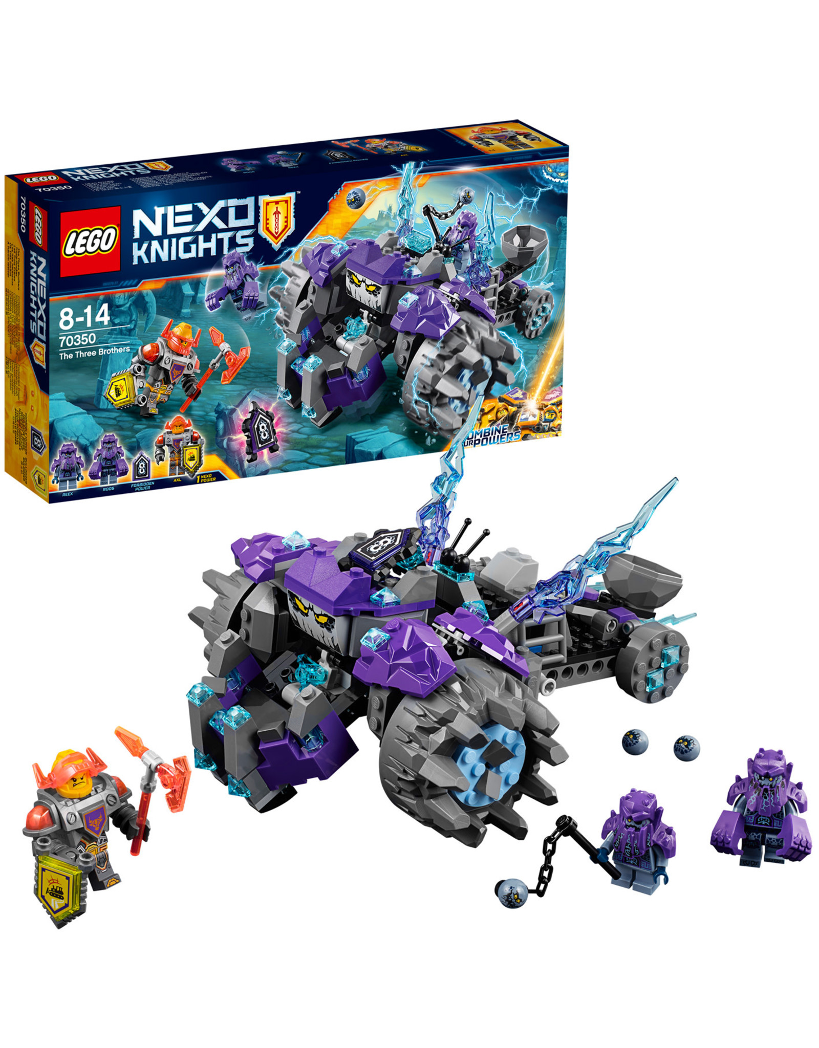 LEGO Lego Nexo Knights 70350  De drie broers - The Three Brothers