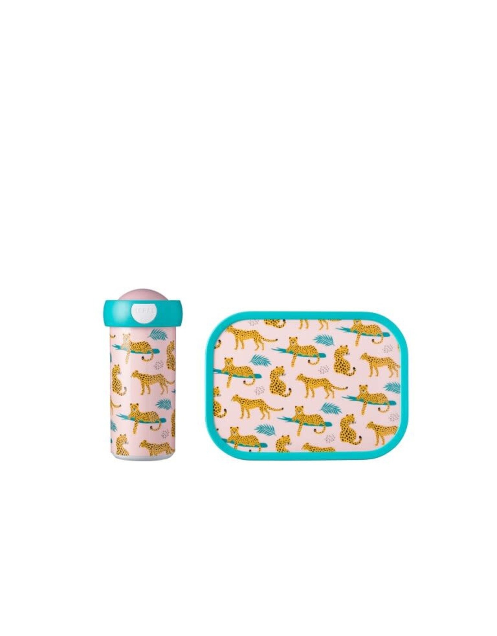 Mepal Mepal Lunchset Campus Leopard - Schoolbeker 300ml + Lunchbox 750ml