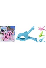 Handdoekklem  2st. assorti kleur Handdoekklem  2st. assorti kleur