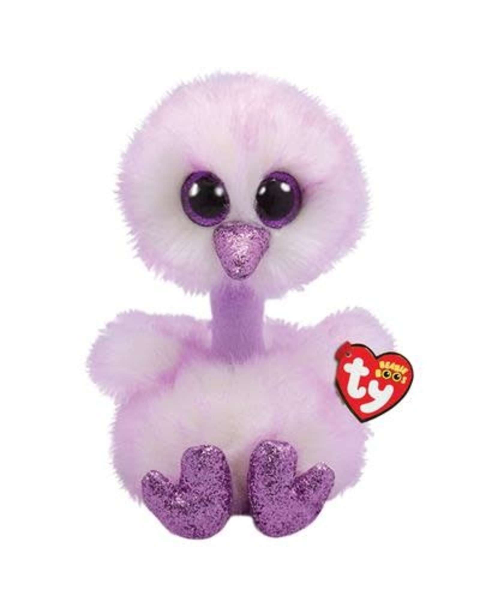 Ty Ty Beanie Buddy Kenya de Paarse Struisvogel 24cm