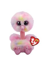 Ty Ty Beanie Boo's Avery de Pastelkleurige Struisvogel 15cm