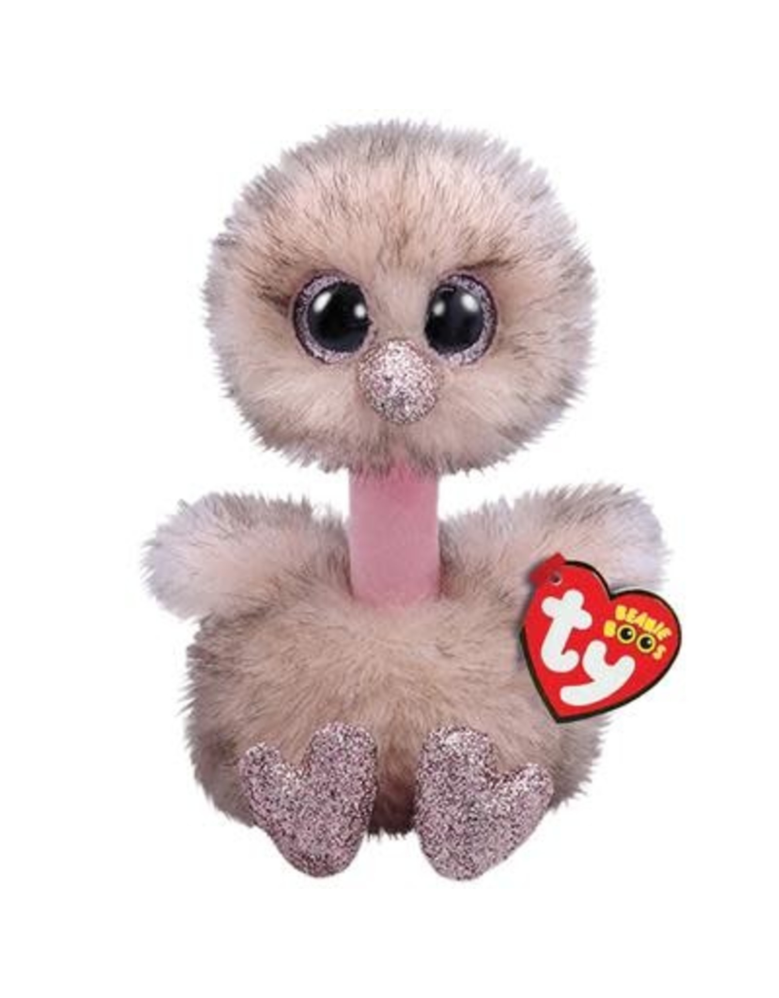 Ty Ty Beanie Boo's Henna  de Glitter Struisvogel 15cm