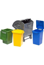 Bruder Bruder 02606 Set van 4 Vuilcontainers