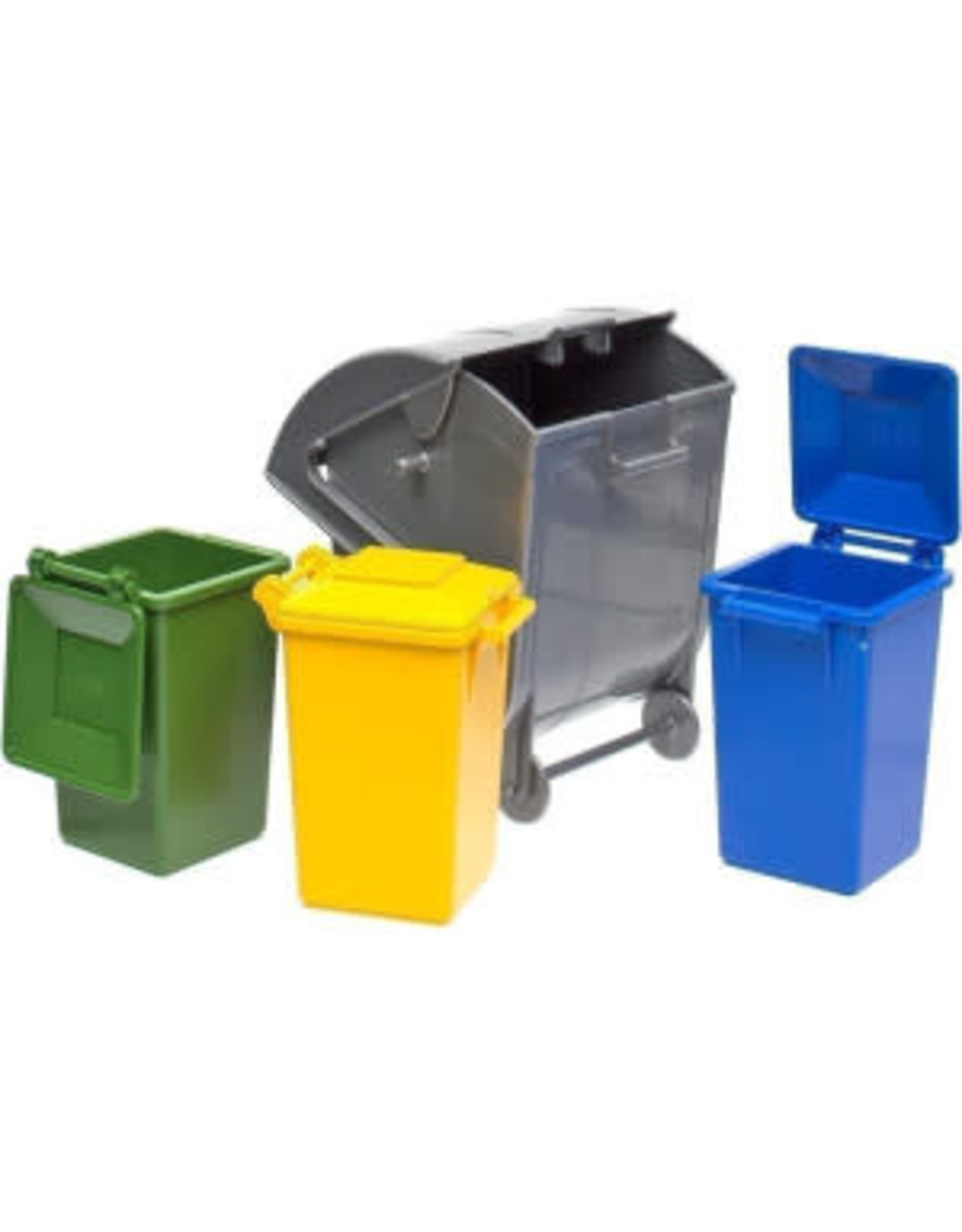 Bruder Bruder 02606 Set van 4 Vuilcontainers
