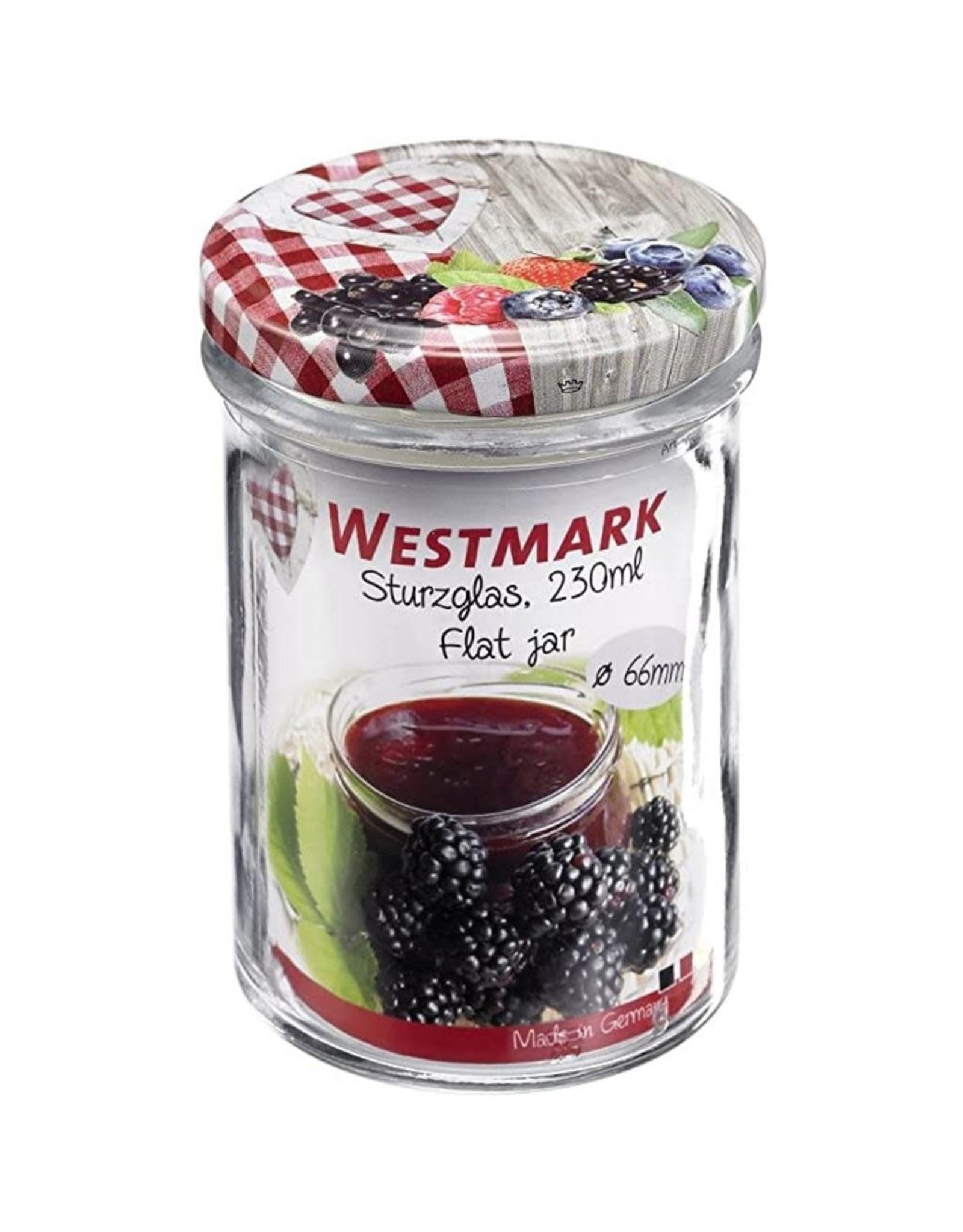 Westmark Westmark Glas Rond met Schroefdeksel Assorti ( 230 ml, ø 66 mm)