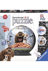 Ravensburger Ravensburger 3D Puzlleball 121922 The Secret Life Of Pets (72 Stukjes)