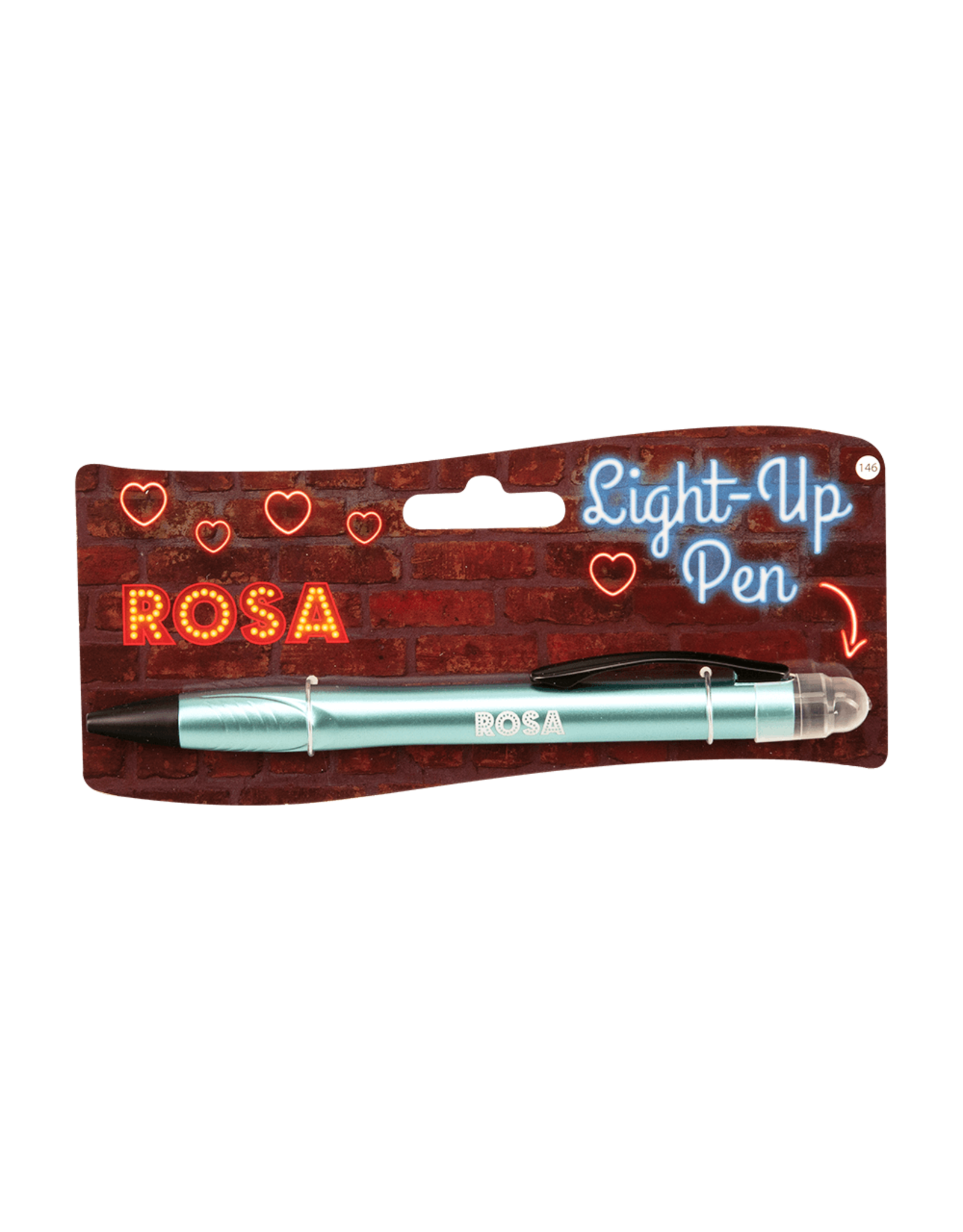 Paper Dreams Light Up Pen - Rosa