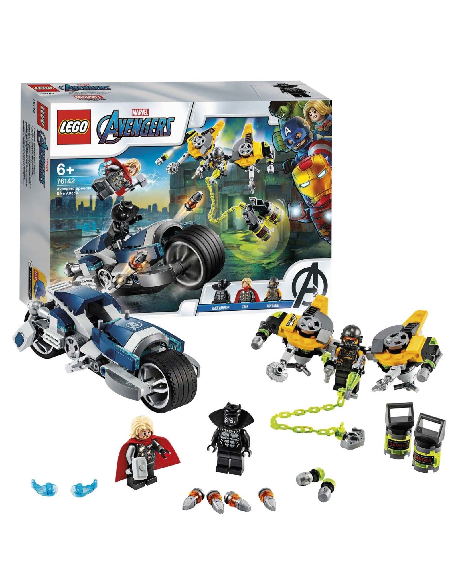 LEGO Lego Super Heroes 76142 Avengers Speeder Bike Aanval