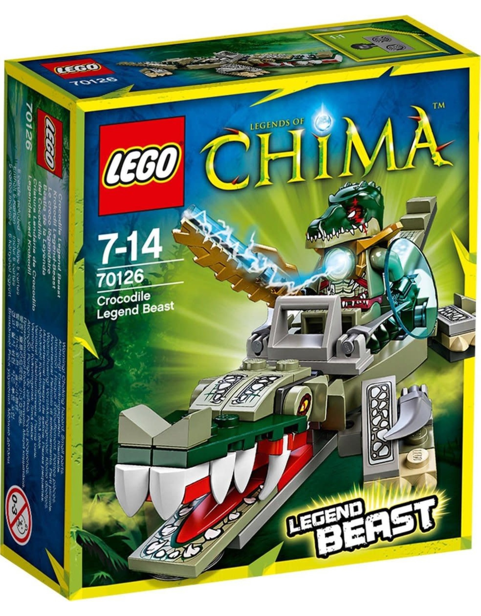 LEGO Lego Chima 70126 Krokodil Legendebeest – Crocodile Legend Beast