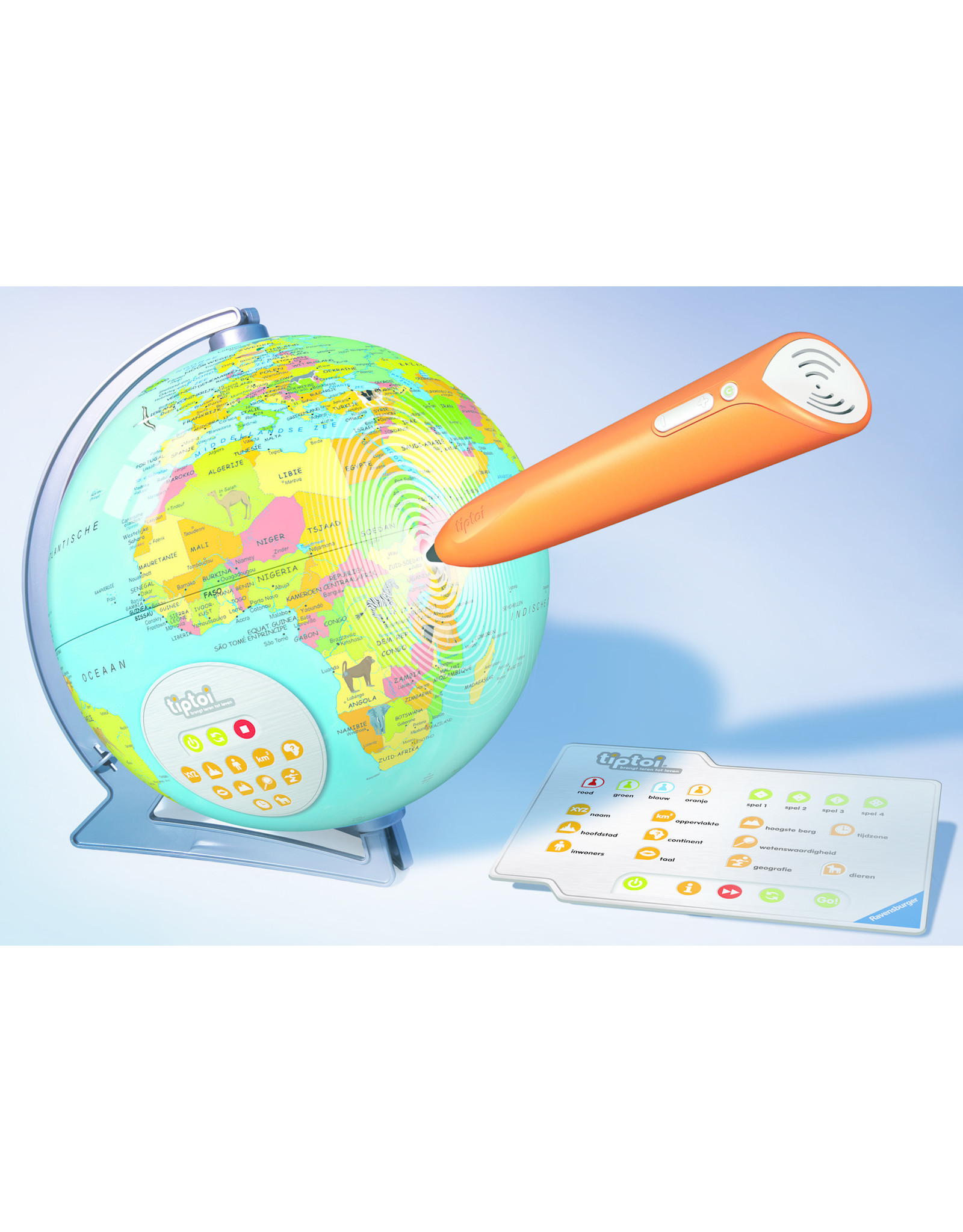 Ravensburger - tiptoi® Interactive Electronic Game - My First Interactive  Globe - Educational Electronic Games without Screen in French - Children  aged 4 and up - 00783 - Buy Online - 64370634