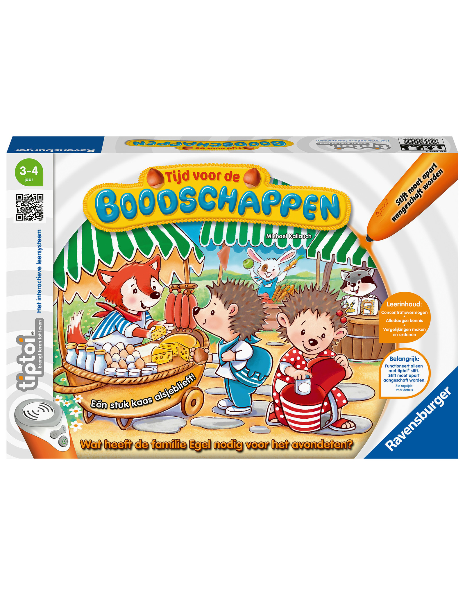 Ravensburger Ravensburger Tiptoi® 000951 Spel  Tijd voor de Boodschappen