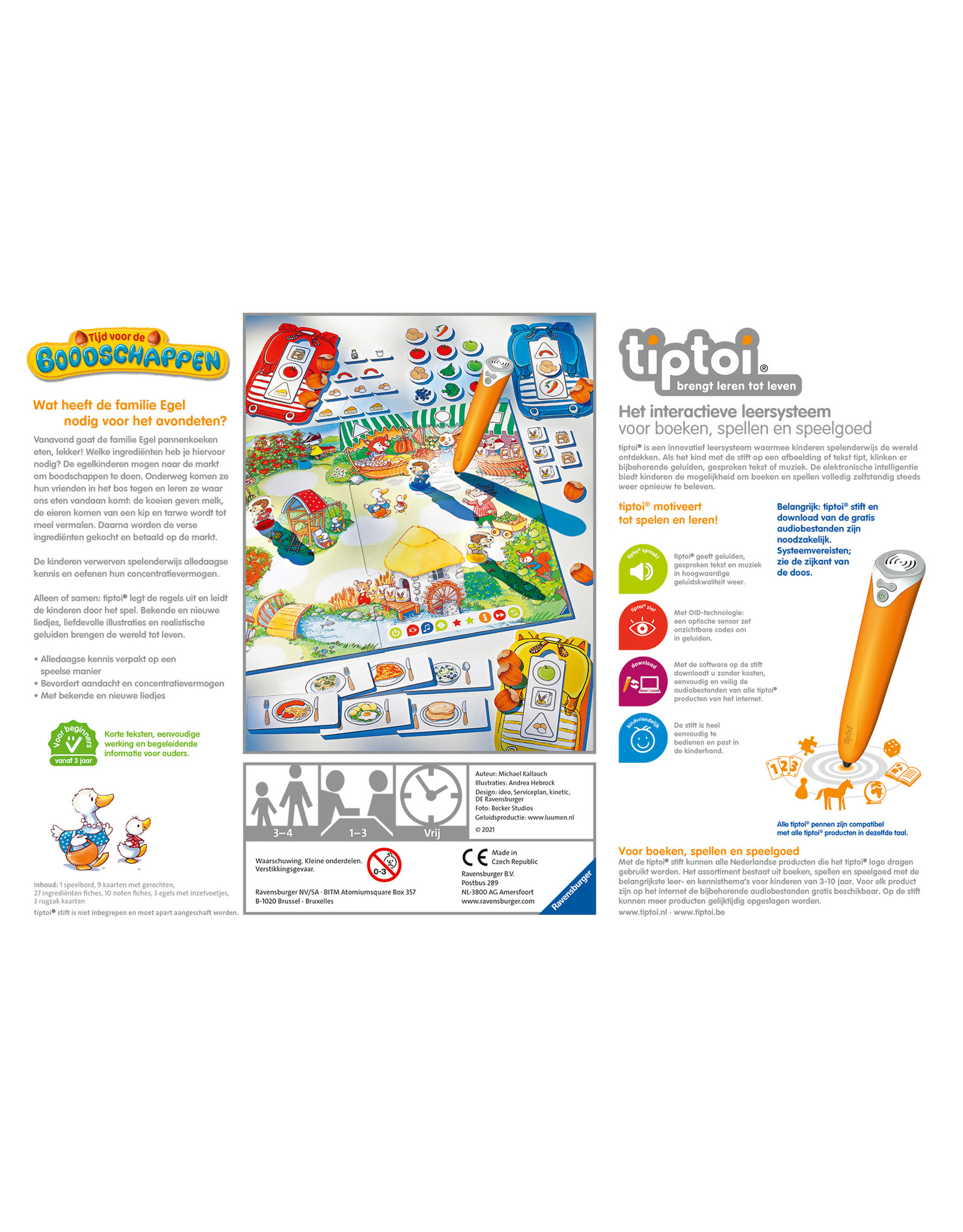 Ravensburger Ravensburger Tiptoi® 000951 Spel  Tijd voor de Boodschappen