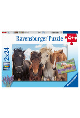 Ravensburger Ravensburger Puzzel 051489 Paardenliefde  (2x24 Stukjes) Ravensburger Ravensburger Puzzel 051489 Paardenliefde  (2x24 Stukjes)