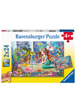 Ravensburger Ravensburger Puzzel 051472 Betoverende Zeemeerminnen (2x24 Stukjes)
