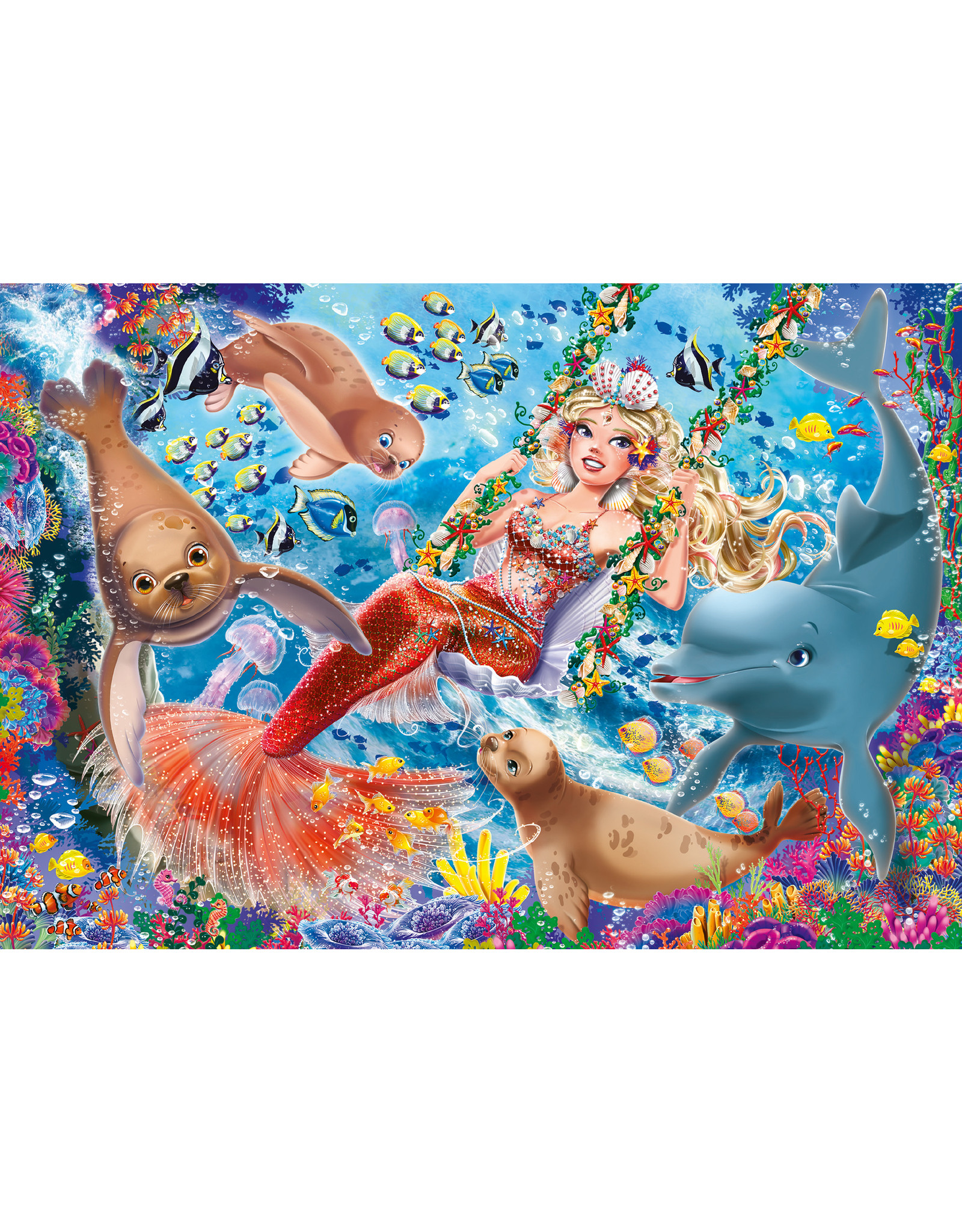 Ravensburger Ravensburger Puzzel 051472 Betoverende Zeemeerminnen (2x24 Stukjes)