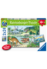Ravensburger Ravensburger Puzzel 051281 Sauriërs en hun Leefruimte  (2x24 Stukjes)