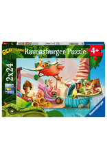 Ravensburger Ravensburger Puzzel 051267 Rocky, Bill, Mazu et Tiny (2x24 Stukjes)