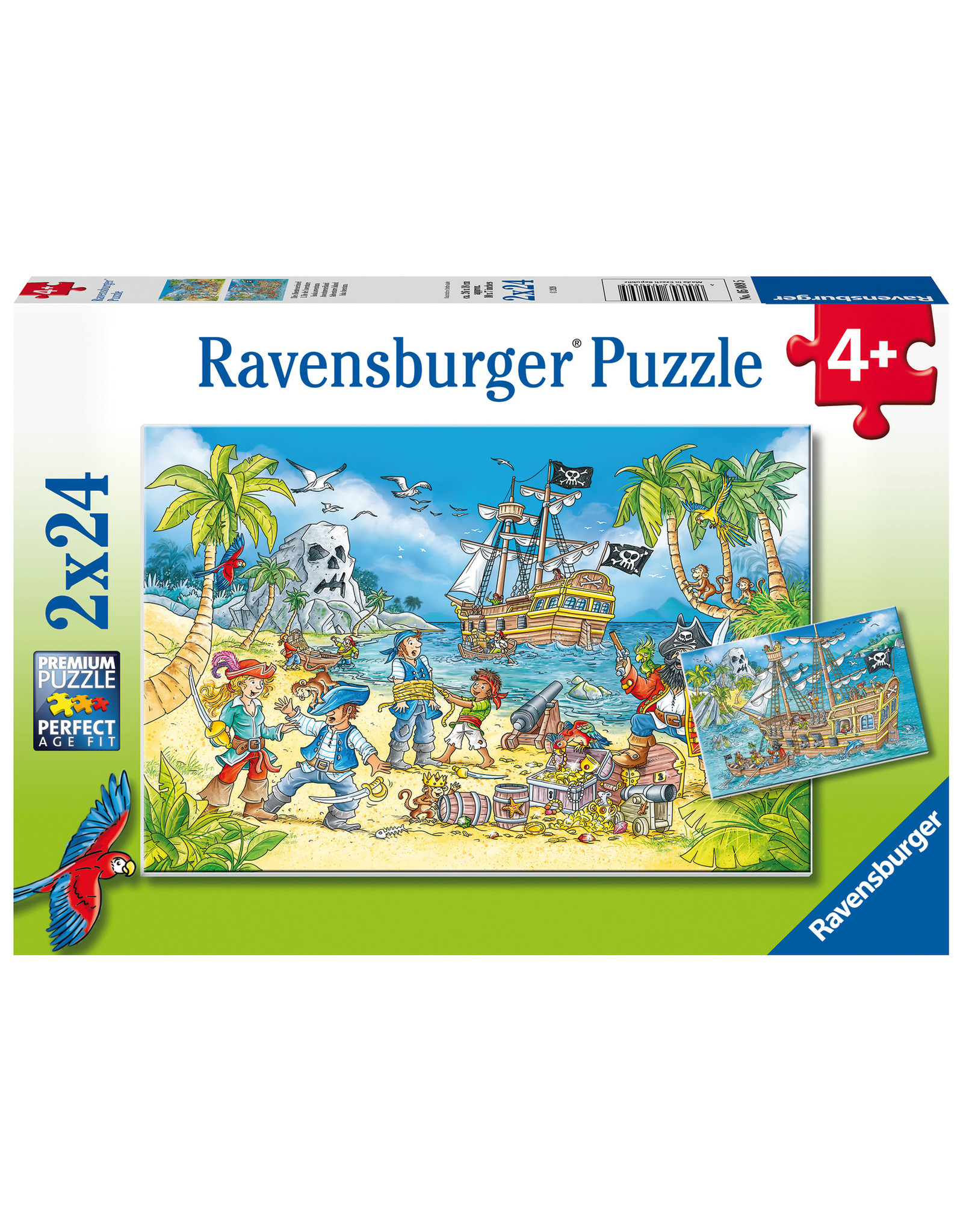 Ravensburger Ravensburger Puzzel 050895 Avontureneiland (2x24 Stukjes)