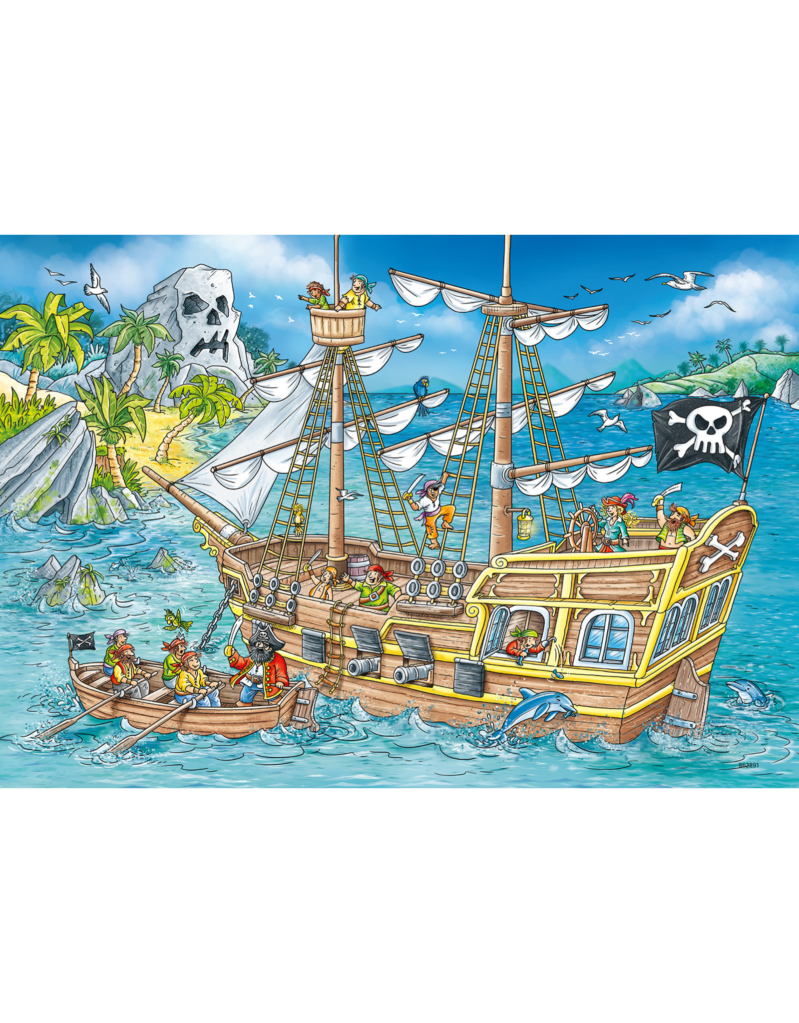 Ravensburger Ravensburger Puzzel 050895 Avontureneiland (2x24 Stukjes)