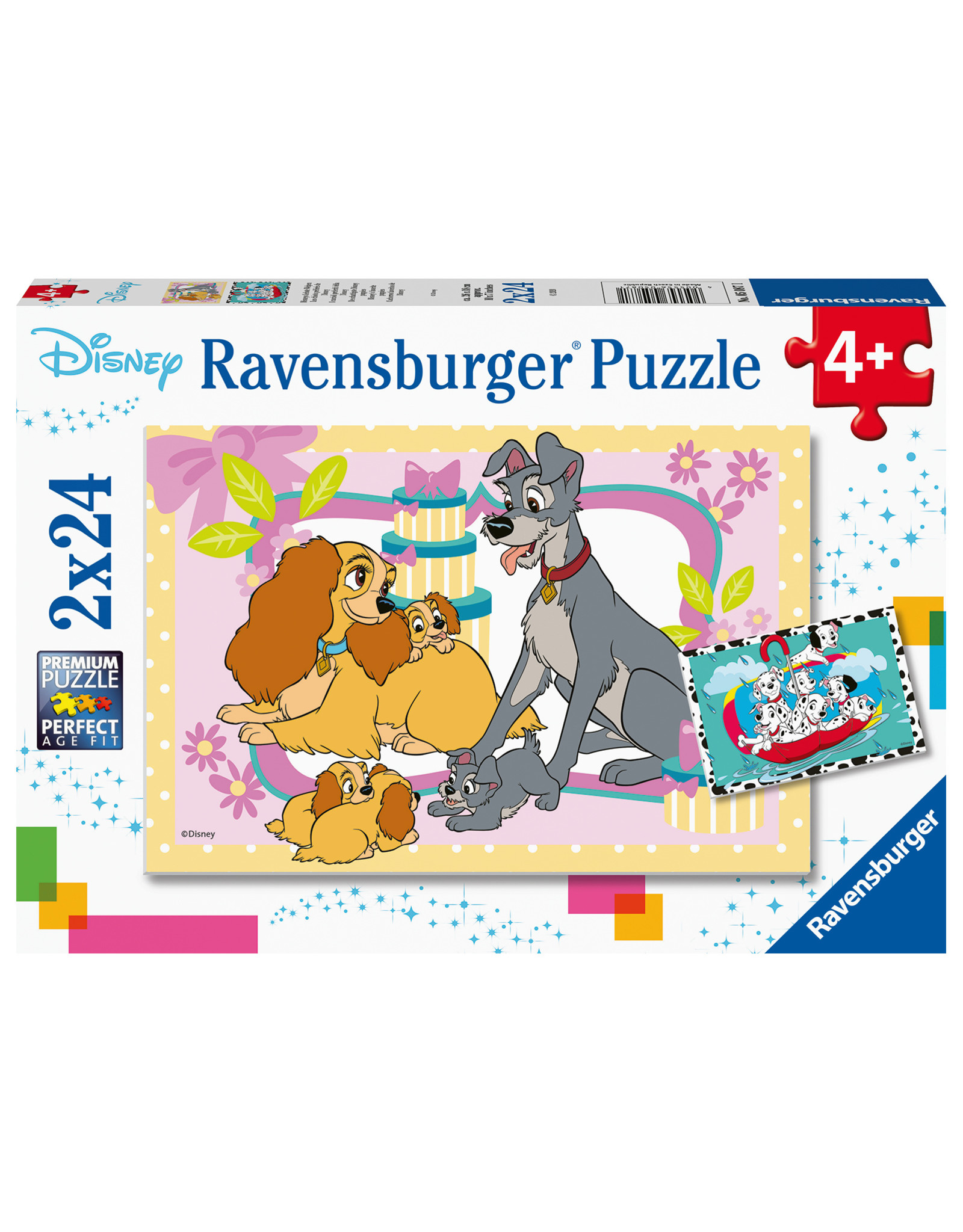 Ravensburger Ravensburger Puzzel 050871 Disney De Schattigste Disney Puppies (2x24 Stukjes)