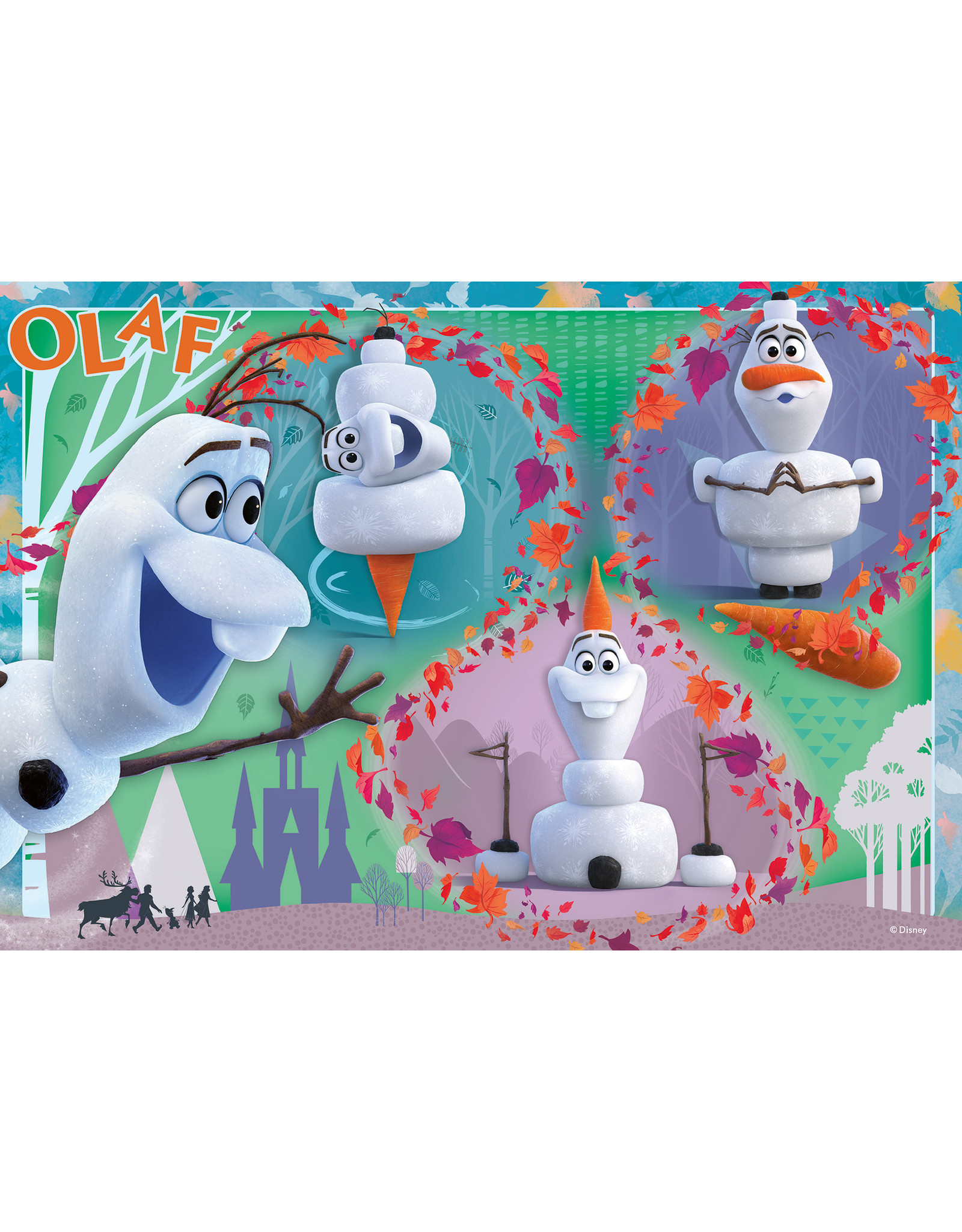 Ravensburger Ravensburger Puzzel 051533 Disney Frozen Iedereen Houdt van Olaf (2x12 Stukjes)