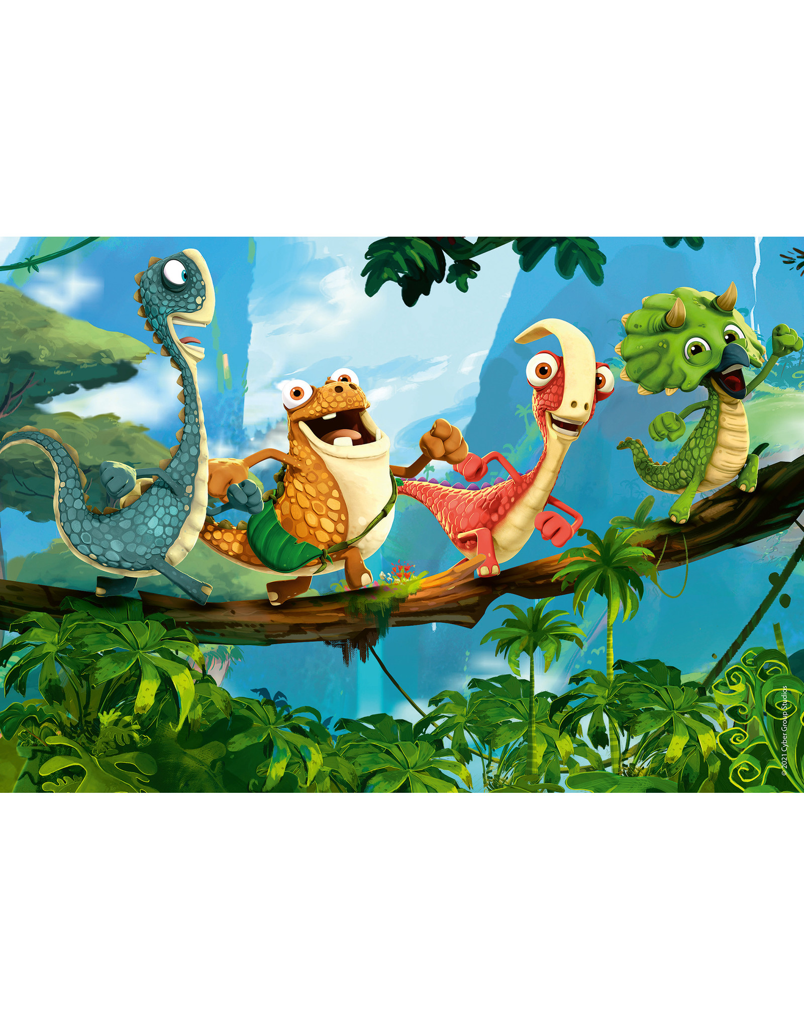Ravensburger Ravensburger Puzzel 051250 De kleine Dinobende  (2x12 Stukjes)