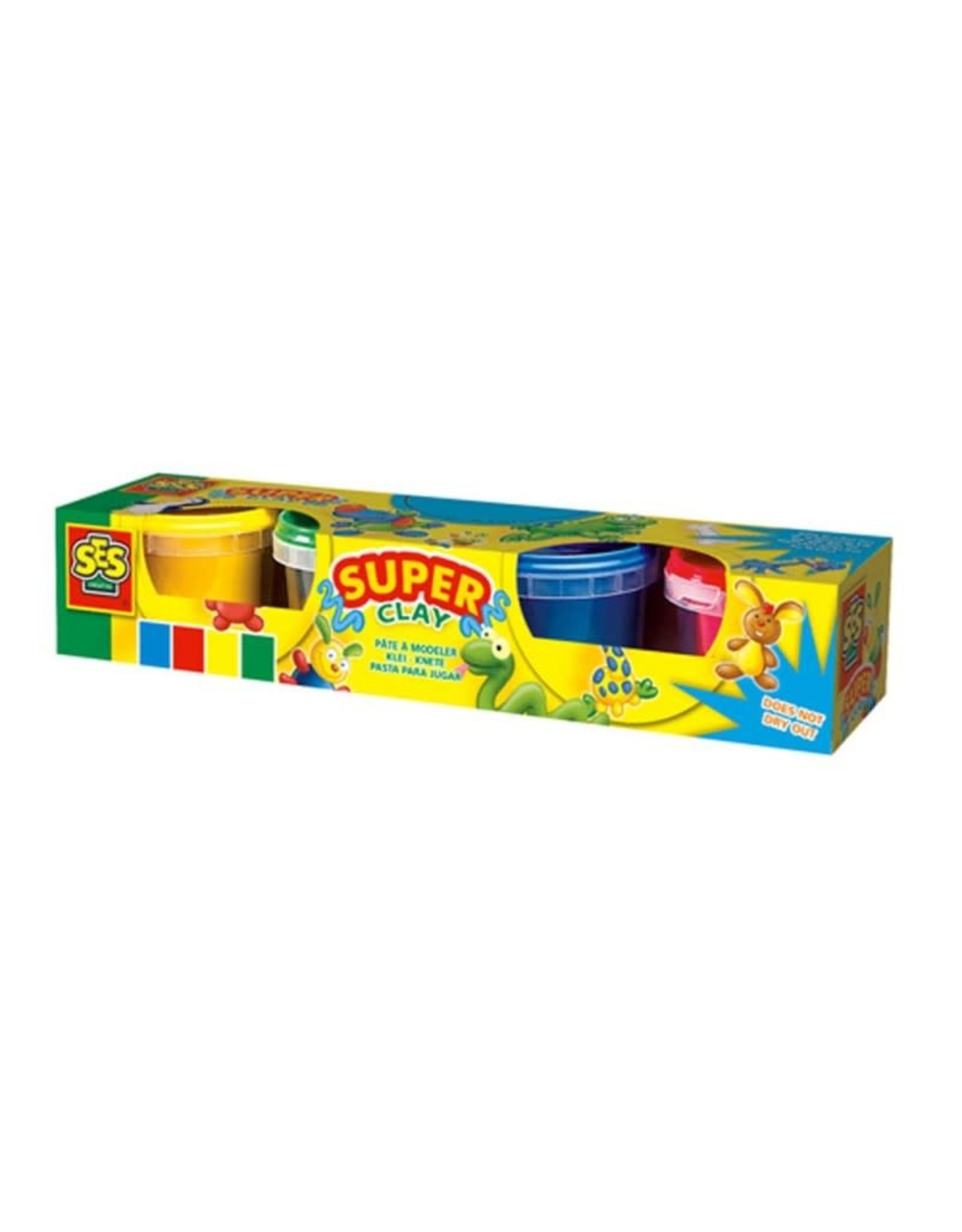 SES Creative SES Creative Playdough (4x90Gr)