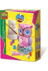 SES Creative SES Creative Gips Gieten en Schilderen Glitter Uil SES Creative SES Creative Gips Gieten en Schilderen Glitter Uil