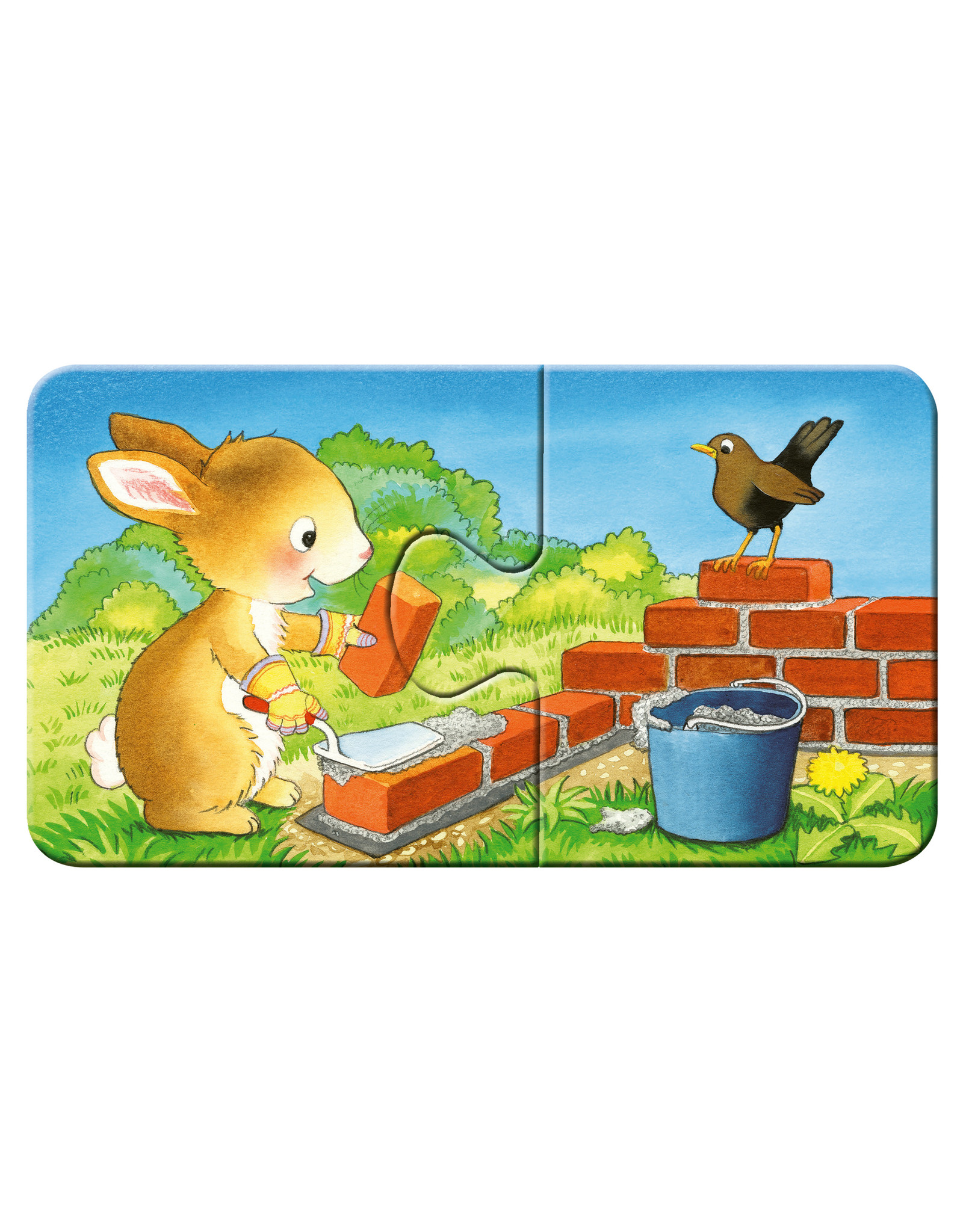 Ravensburger Ravensburger Puzzel 030743  My First Puzzles Dieren in de Bouw (9x2 Stukjes)