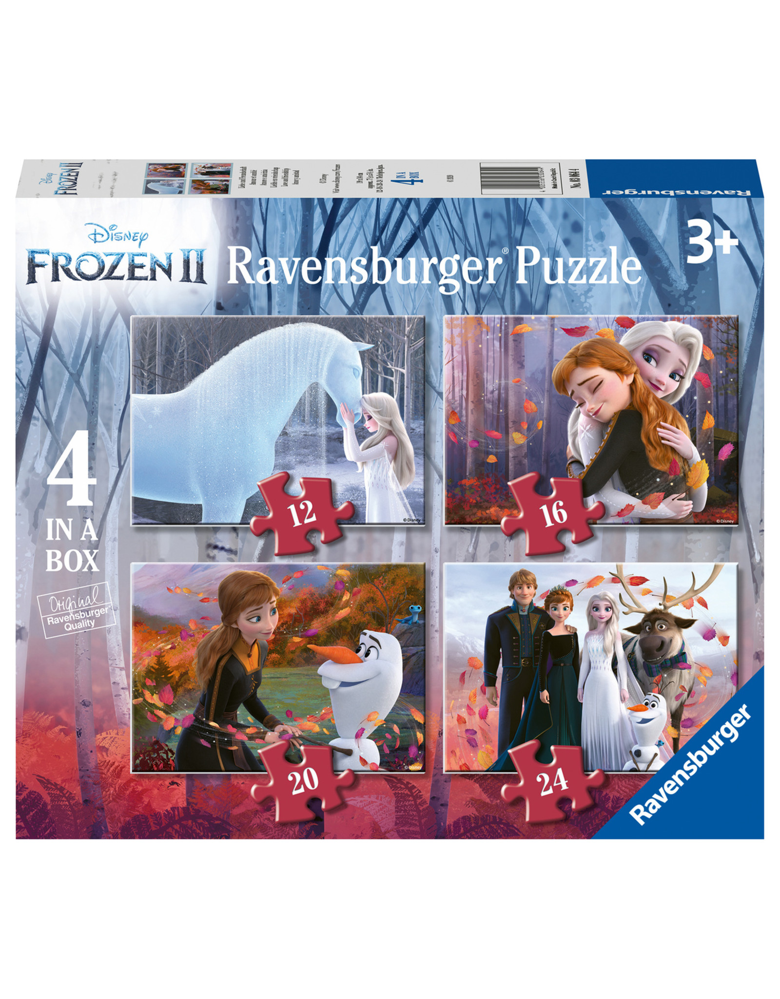 Ravensburger Ravensburger Puzzel 030644 Disney Frozen Liefde en Vriendschap (12-16-20-24 Stukjes)