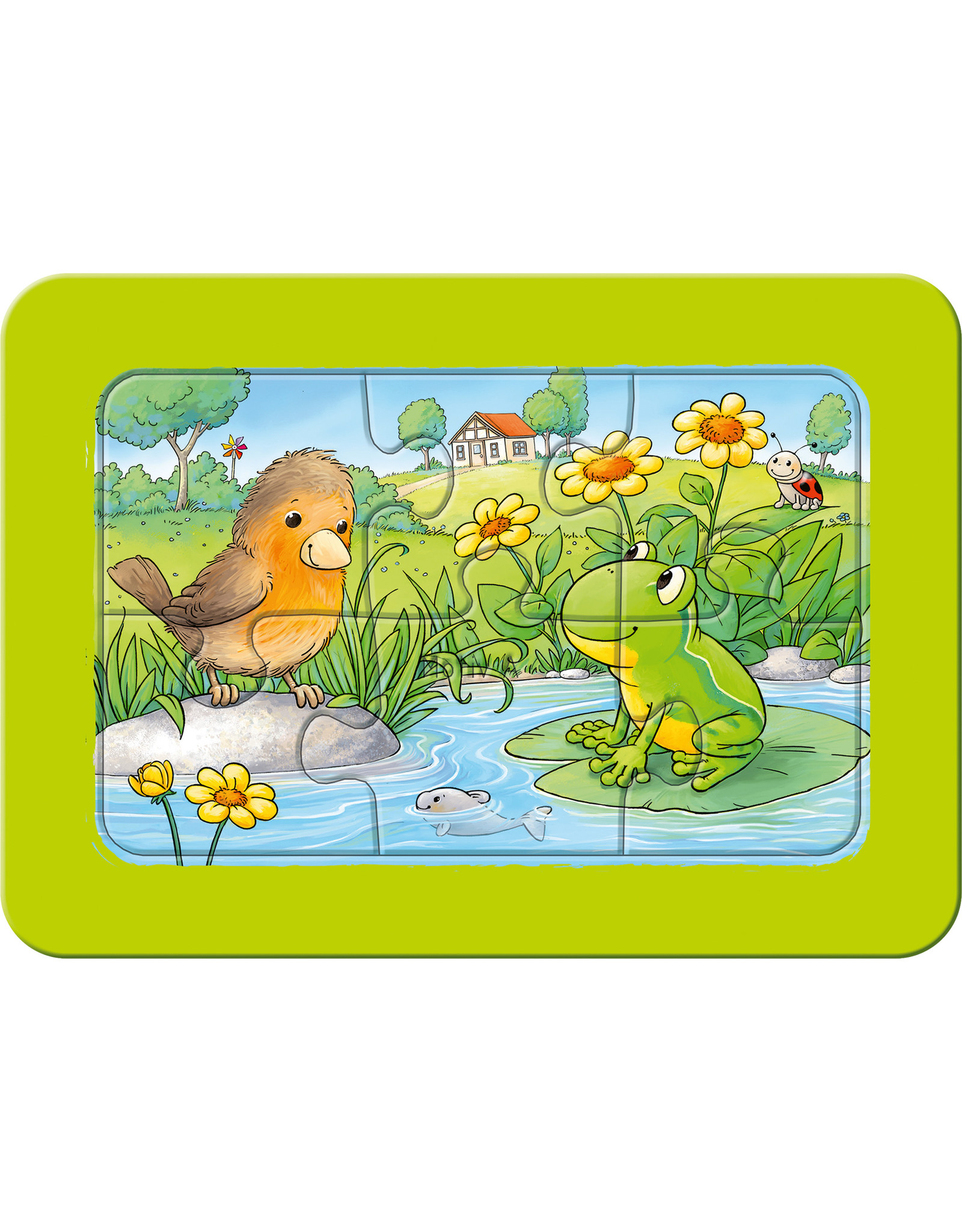 Ravensburger Ravensburger Puzzel 051380 My First Puzzels Kleine Dieren in de Tuin (3x6 Stukjes)