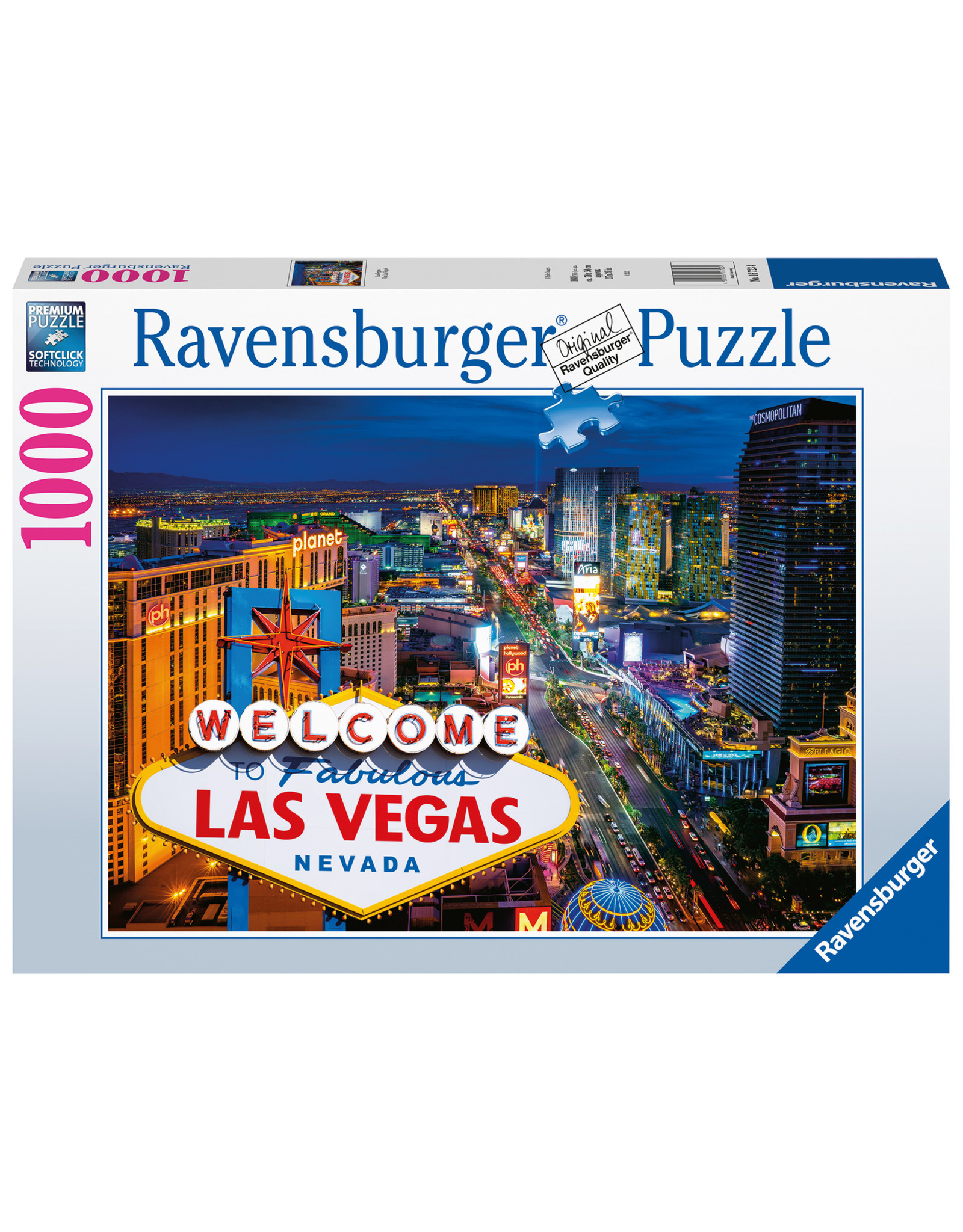 Ravensburger Ravensburger Puzzel 167234 Las Vegas (1000 Stukjes)