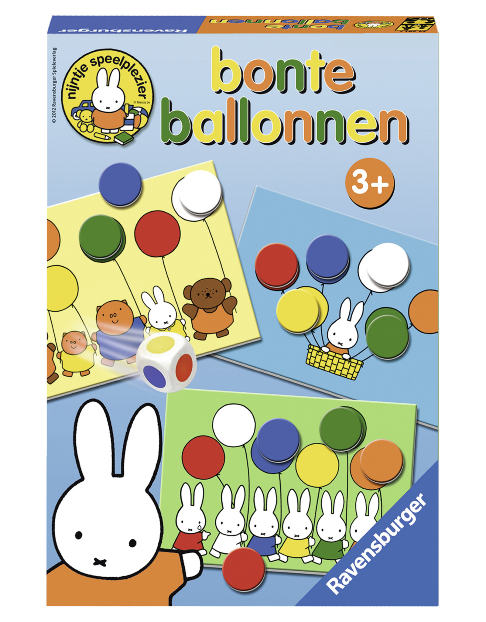 Ravensburger Ravensburger 242917 Nijntje Bonte Ballonnen - Leerspel