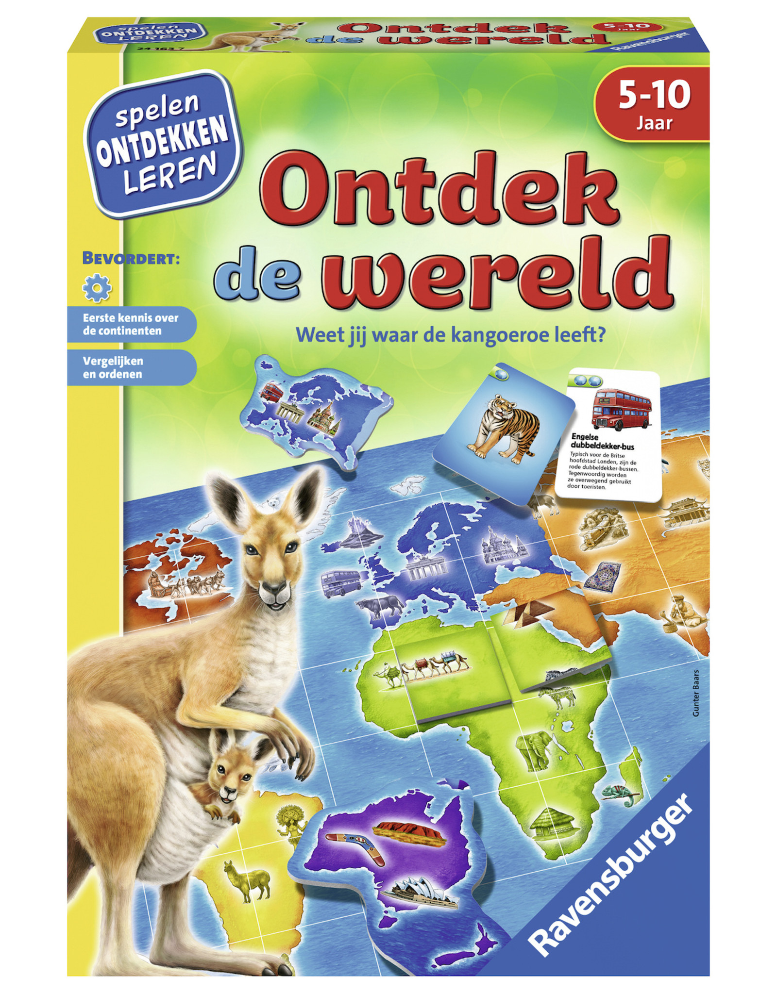 Ravensburger Ravensburger 241637 Ontdek de Wereld - Leerspel