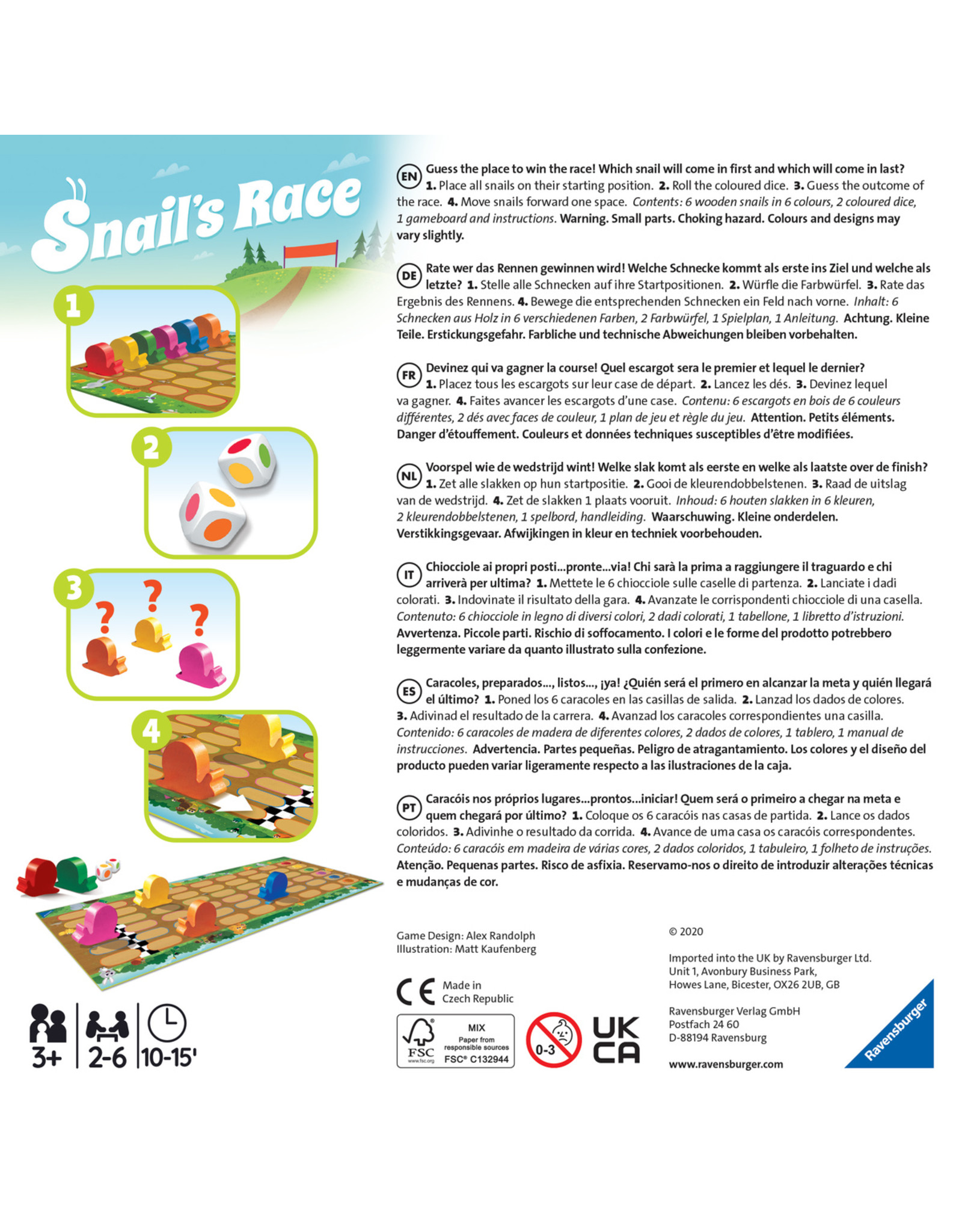 Ravensburger Ravensburger Snail's Race - Bordspel