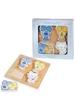 Rubo Toys Woezel en Pip Baby Houten Puzzel Rubo Toys Woezel en Pip Baby Houten Puzzel