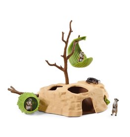 Schleich Schleich Wild Life 42530 Stokstaartjes Hangout