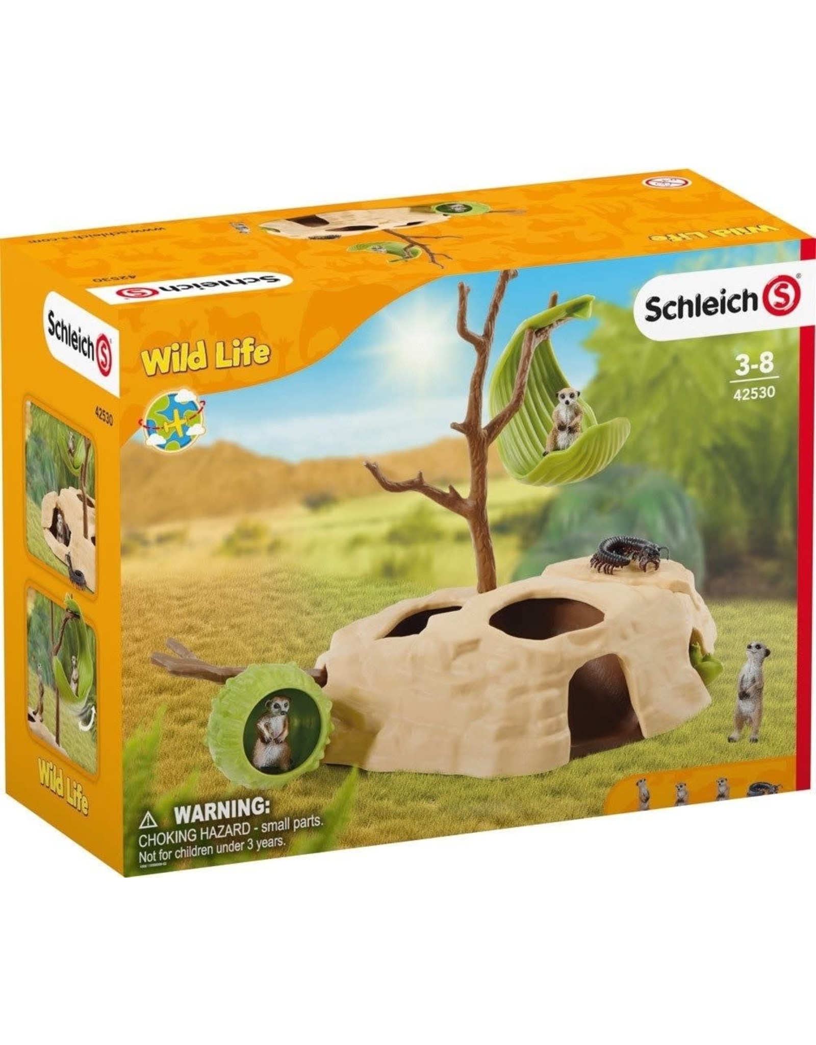 Schleich Schleich Wild Life 42530 Stokstaartjes Hangout